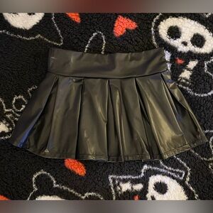 Bodyrage Black Pleather Miniskirt